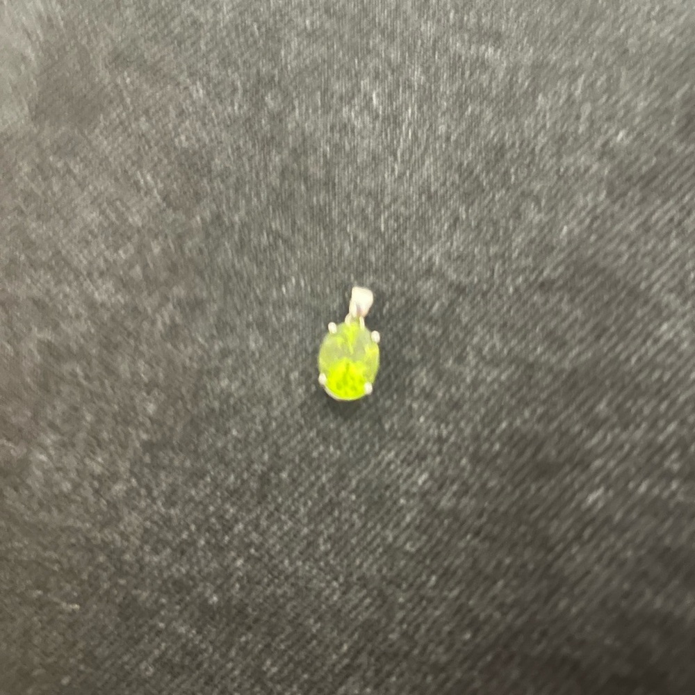 Luminous Green Gemstone Necklace